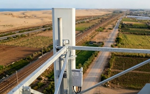 inwi and Huawei dual-band 8T8R FDD remote radio units along Moroccan high-speed rail corridors