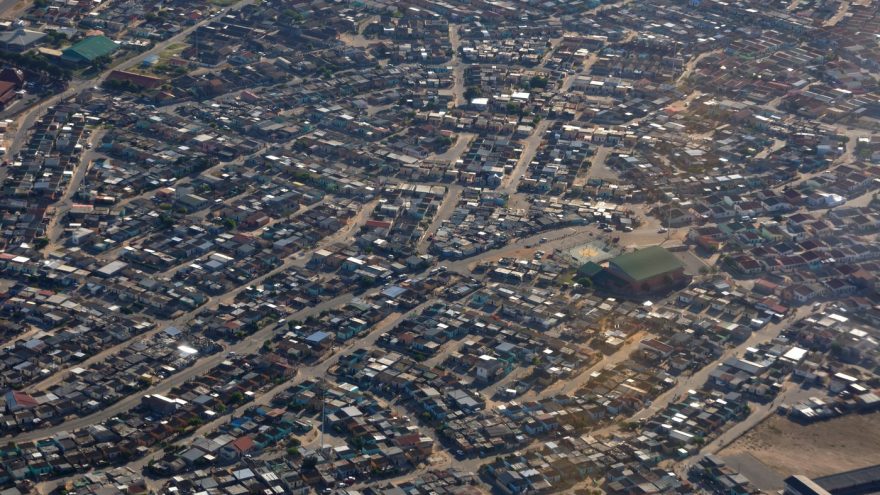 Housing in Crossroads township near Cape Town, South Africa